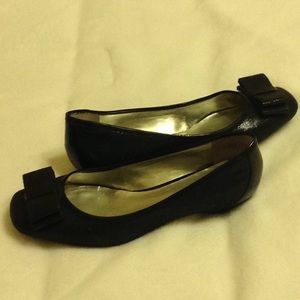 Dress Black Low Heel Pumps